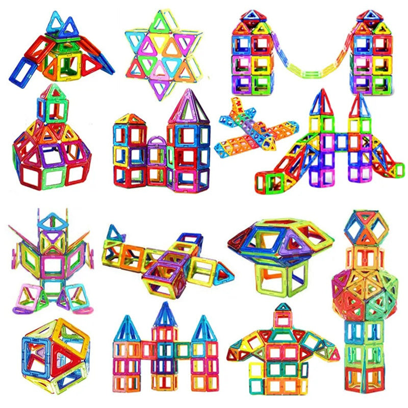 Magnetic Building Blocks DIY Magnets Toys For Kids Designer Construction Set Gifts For Children Toys.