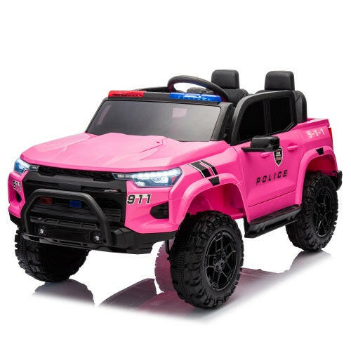 24V Two-seater Electric Pickup Truck For Kids, Kids Toys With Parent Remote Control, 4WD 800W Motor, Two Seat Belts,Suitable For Children Over 3 Years Old..