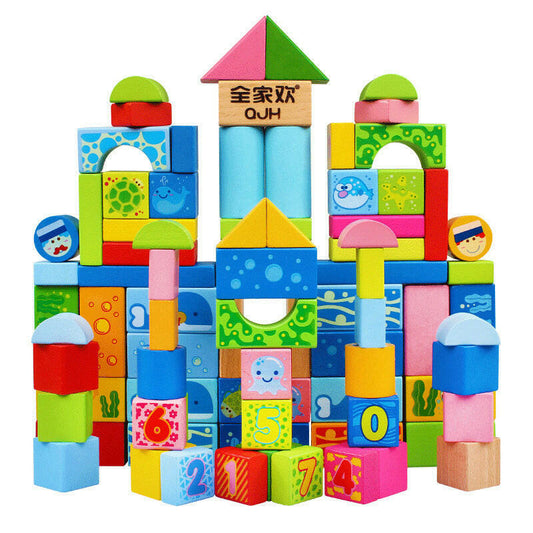 Building blocks educational toys.