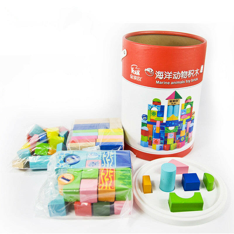 Building blocks educational toys.