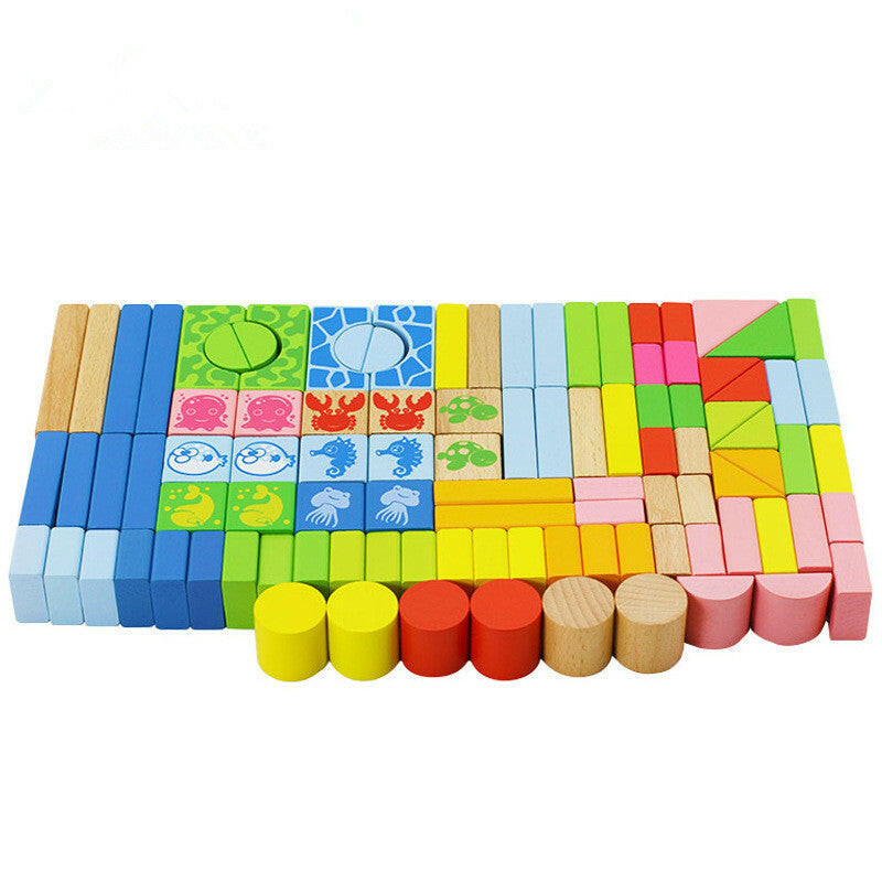 Building blocks educational toys.