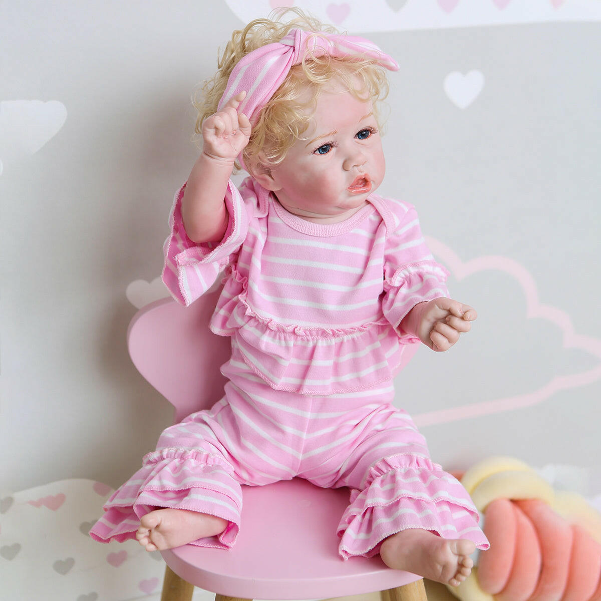 Cute And Creative Newborn Baby Silicone Simulation Doll.