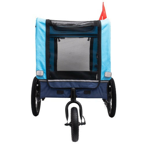 Outdoor Heavy Duty Foldable Utility Pet Stroller Dog Carriers Bicycle Trailer.