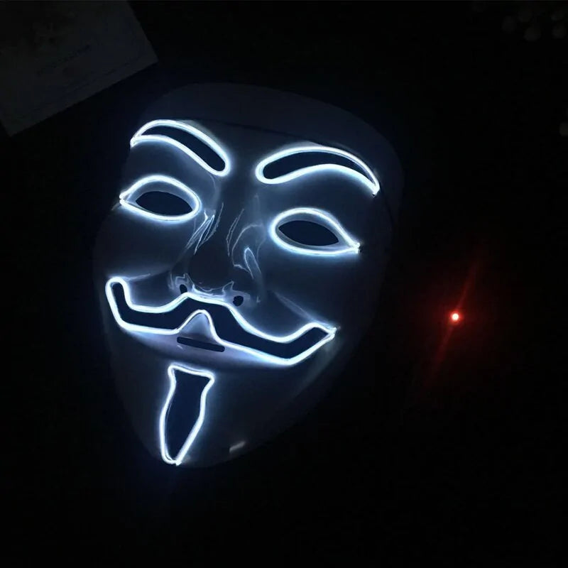 Vendetta LED-Leuchtmaske