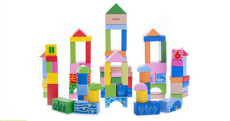 Building blocks educational toys.