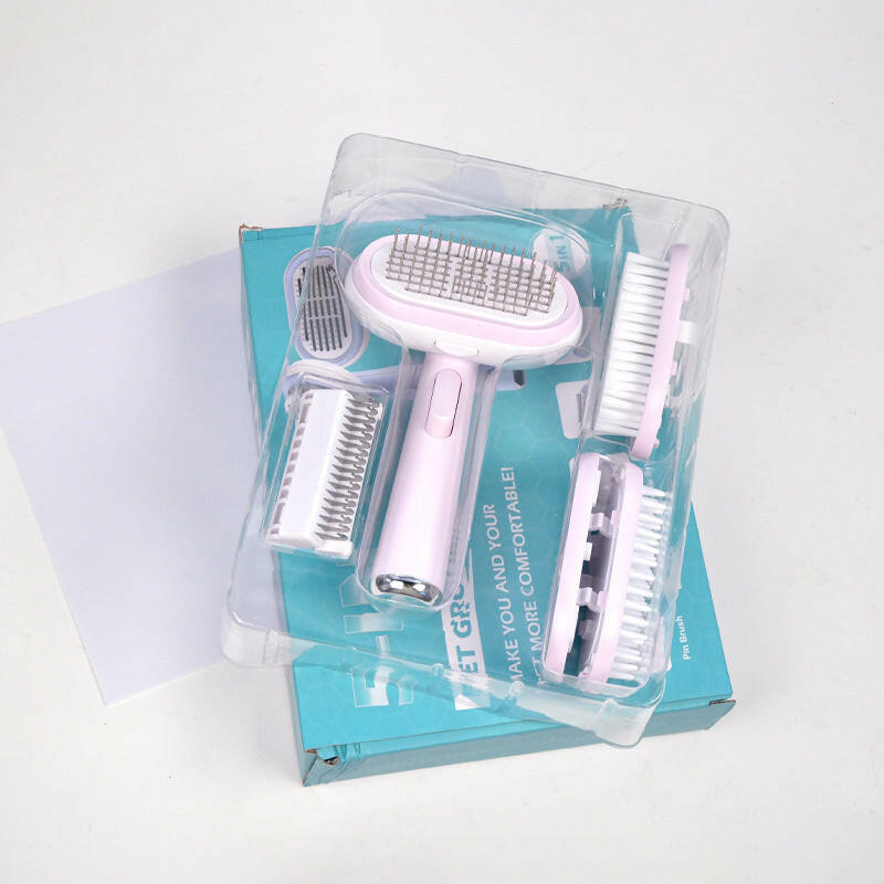 Hair Removal Steel Needle Comb Free Combination Bath Brush Pet Products.