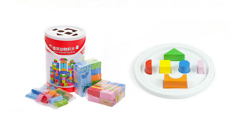 Building blocks educational toys.