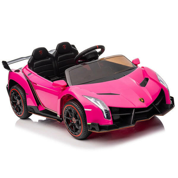 LEADZM Dual Drive 12.00V 4.5AH Roadster With 2.4G Remote Control Rose Veneno.