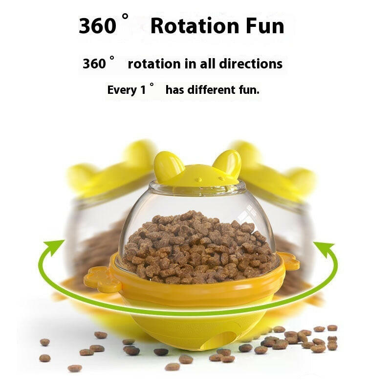 Pet Supplies Tumbler Dog Leakage Food Feeder Pets Toys Pet Products.