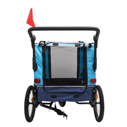 Outdoor Heavy Duty Foldable Utility Pet Stroller Dog Carriers Bicycle Trailer.