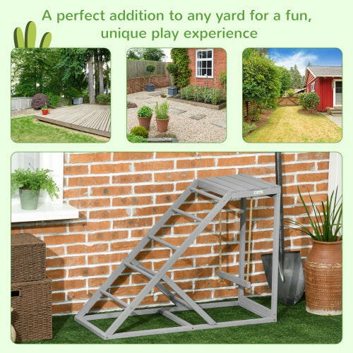 Swing Set With Chicken Perch And Hen Ladder, Chicken Coop Toys.