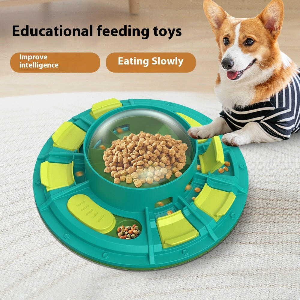 Interactive Dog Puzzle Toy For IQ Improvement And Slow Feeding Suitable For All Sizes Pets Nutritious Diet-Friendly Non-Electric Plastic Pets Game Pet Products.