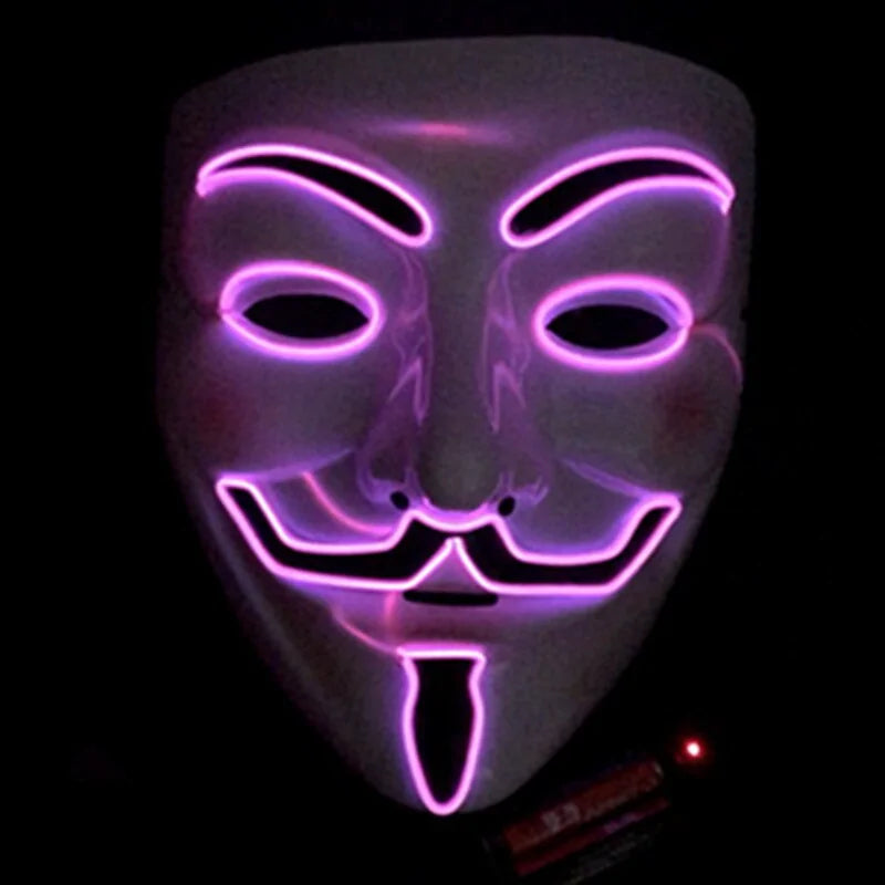 Vendetta LED-Leuchtmaske