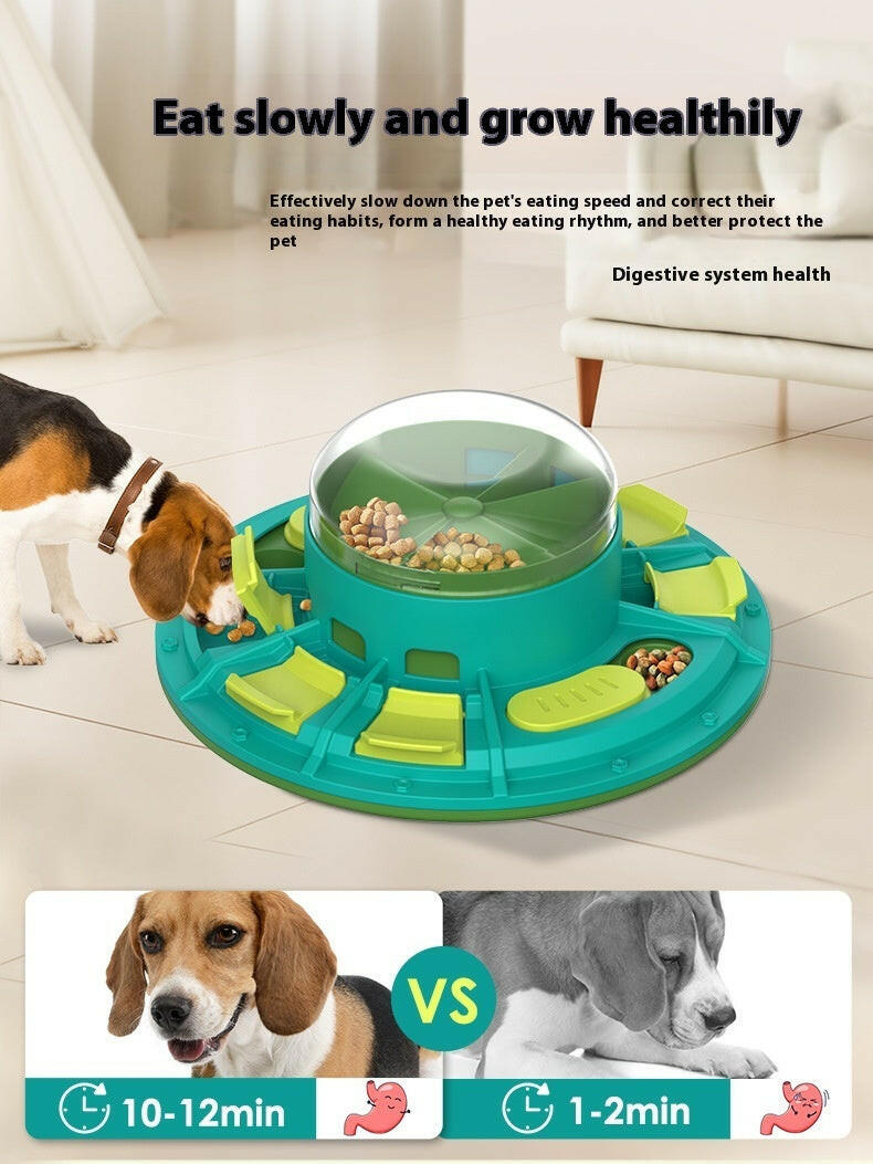 Interactive Dog Puzzle Toy For IQ Improvement And Slow Feeding Suitable For All Sizes Pets Nutritious Diet-Friendly Non-Electric Plastic Pets Game Pet Products.