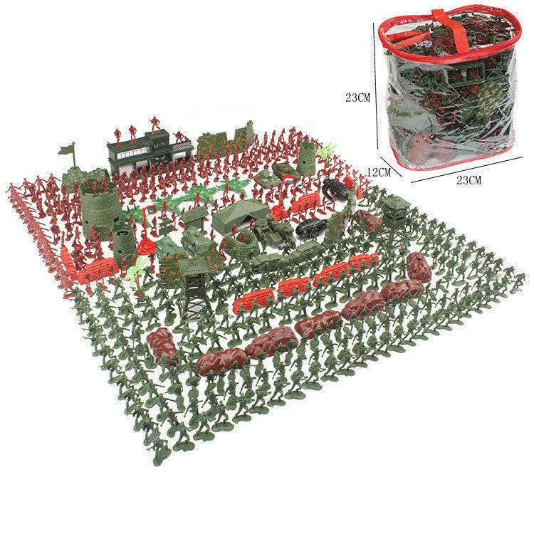 Small Soldier Model Set 500 Pieces 4Cm Kids Toys.