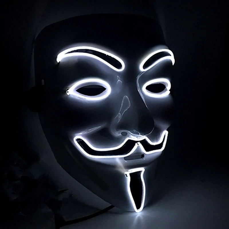 Vendetta LED-Leuchtmaske