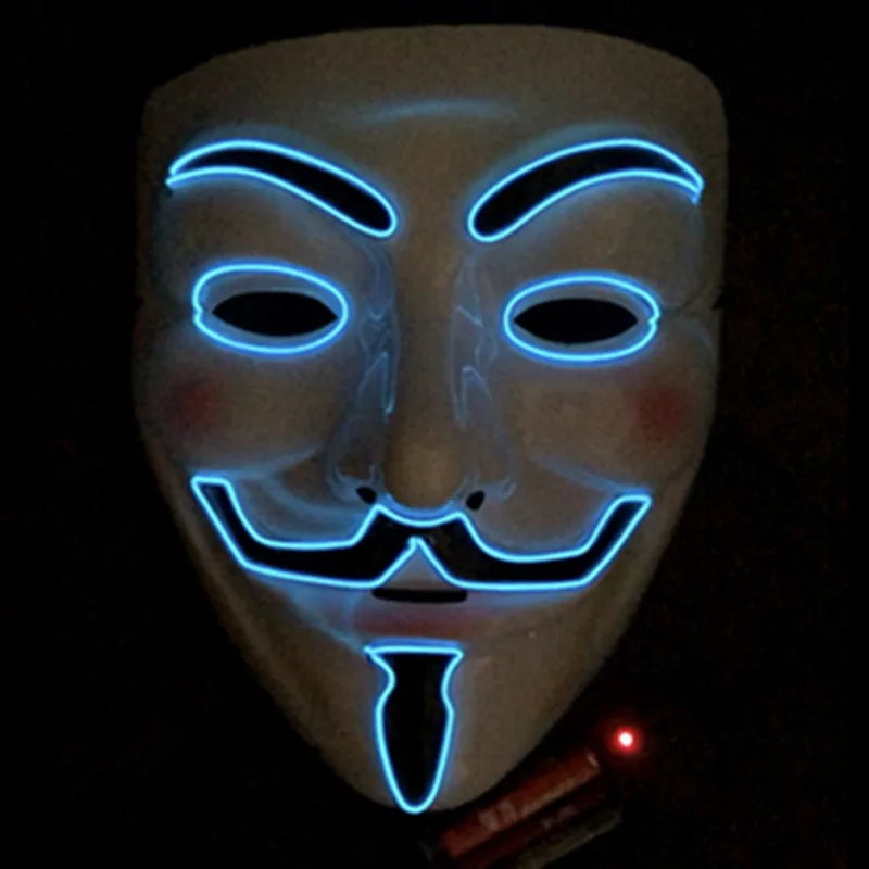 Vendetta LED-Leuchtmaske