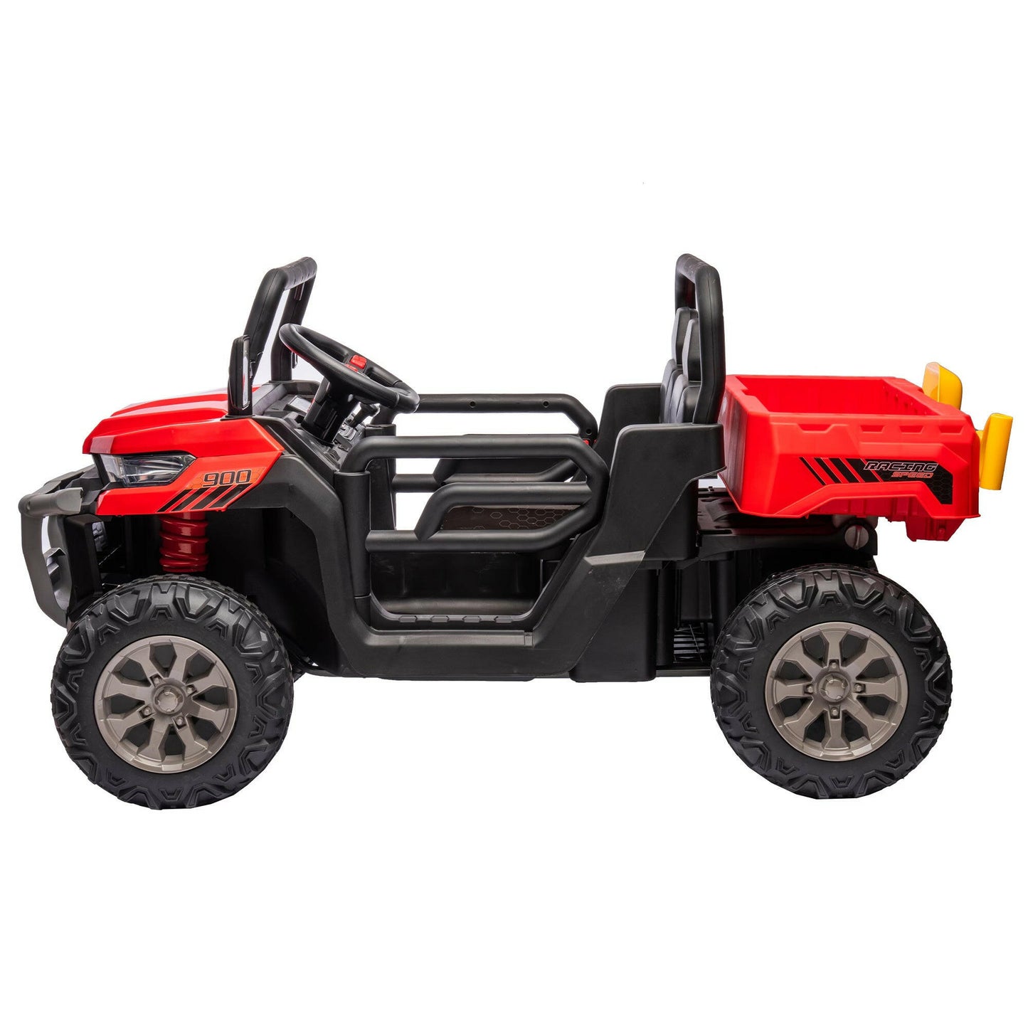 24V Ride On Truck 2 Seater Ride On UTV With 2x200W Motor Ride On Dump Truck With Dump Bed Shovel Ride On Car With Remote Control Electric Vehicle With Non Slip Tyre For Boys Girls.