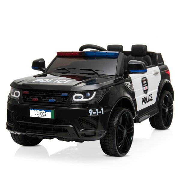 JC002 Police Car Dual Drive 30Wx2 Battery 12V 7AHx1 With Remote Control With Microphone.