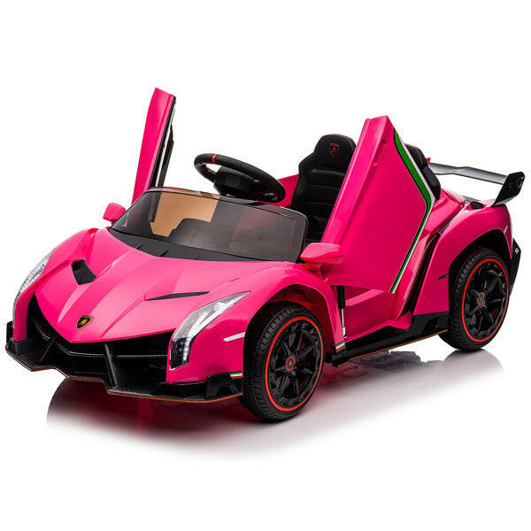 LEADZM Dual Drive 12.00V 4.5AH Roadster With 2.4G Remote Control Rose Veneno.