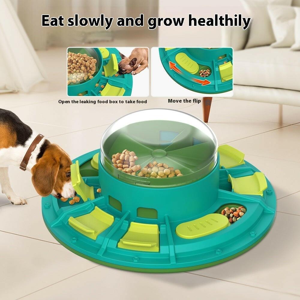 Interactive Dog Puzzle Toy For IQ Improvement And Slow Feeding Suitable For All Sizes Pets Nutritious Diet-Friendly Non-Electric Plastic Pets Game Pet Products.