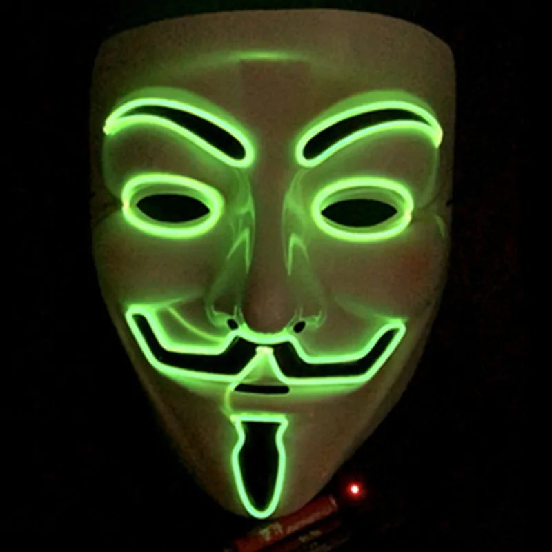 Vendetta LED-Leuchtmaske