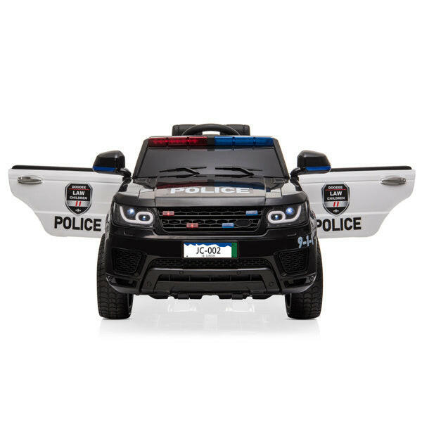 JC002 Police Car Dual Drive 30Wx2 Battery 12V 7AHx1 With Remote Control With Microphone.