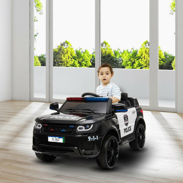 JC002 Police Car Dual Drive 30Wx2 Battery 12V 7AHx1 With Remote Control With Microphone.