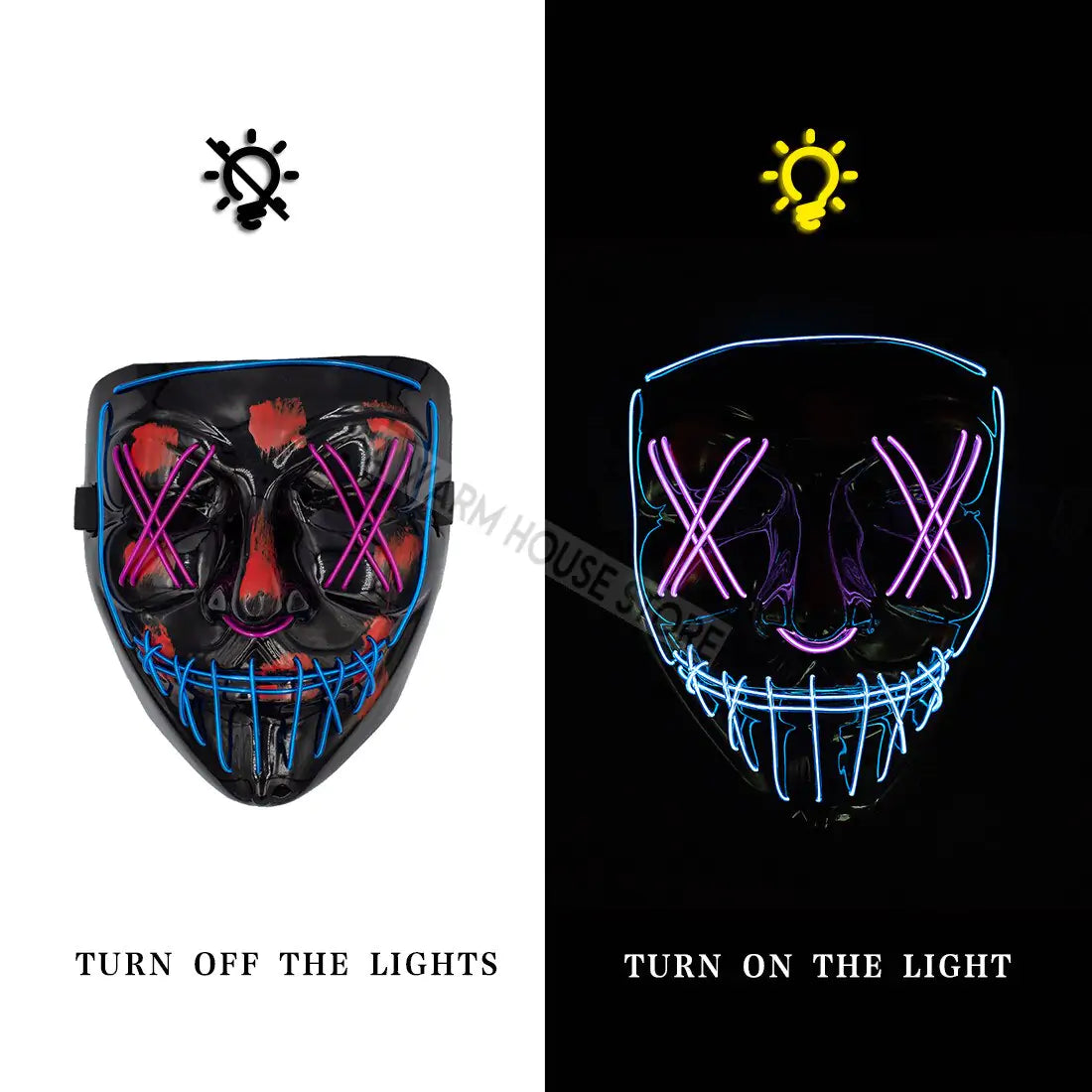 Halloween LED Mask