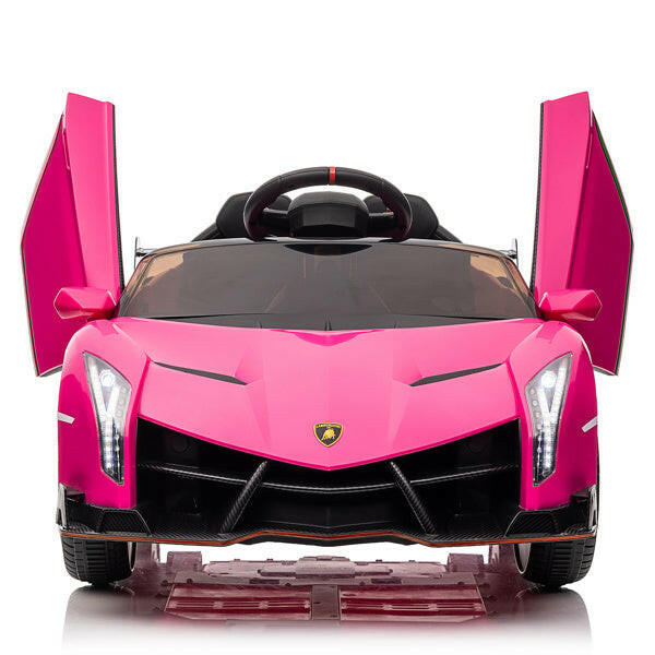 LEADZM Dual Drive 12.00V 4.5AH Roadster With 2.4G Remote Control Rose Veneno.