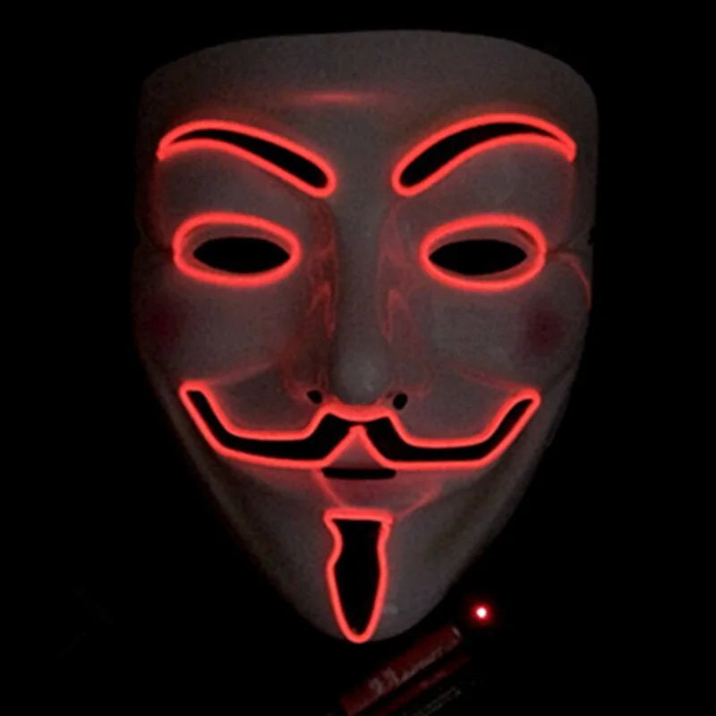 Vendetta LED-Leuchtmaske