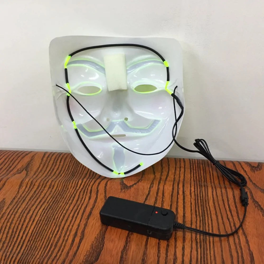 Vendetta LED-Leuchtmaske