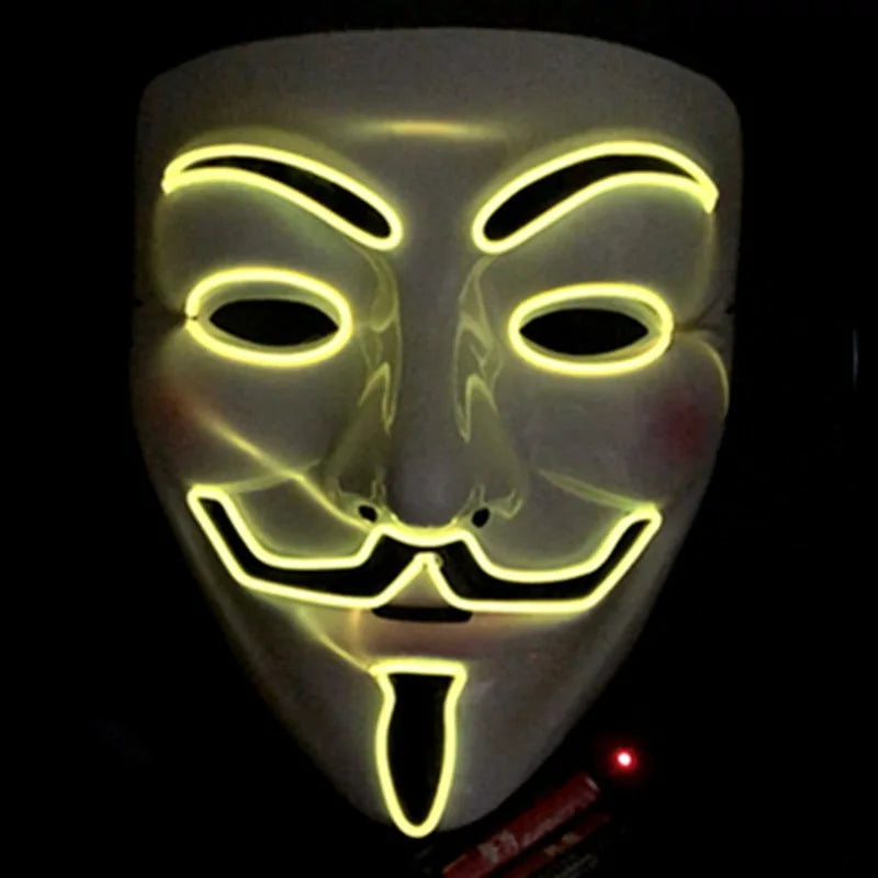 Vendetta LED-Leuchtmaske