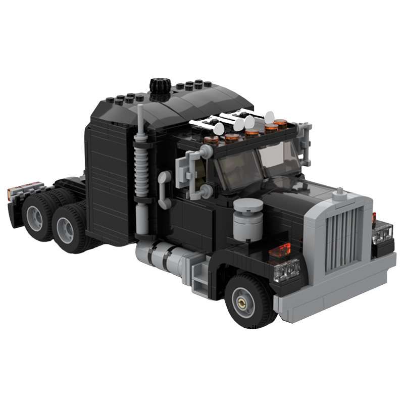 Truck Trailer Building Block Model Toy Set - Image 5