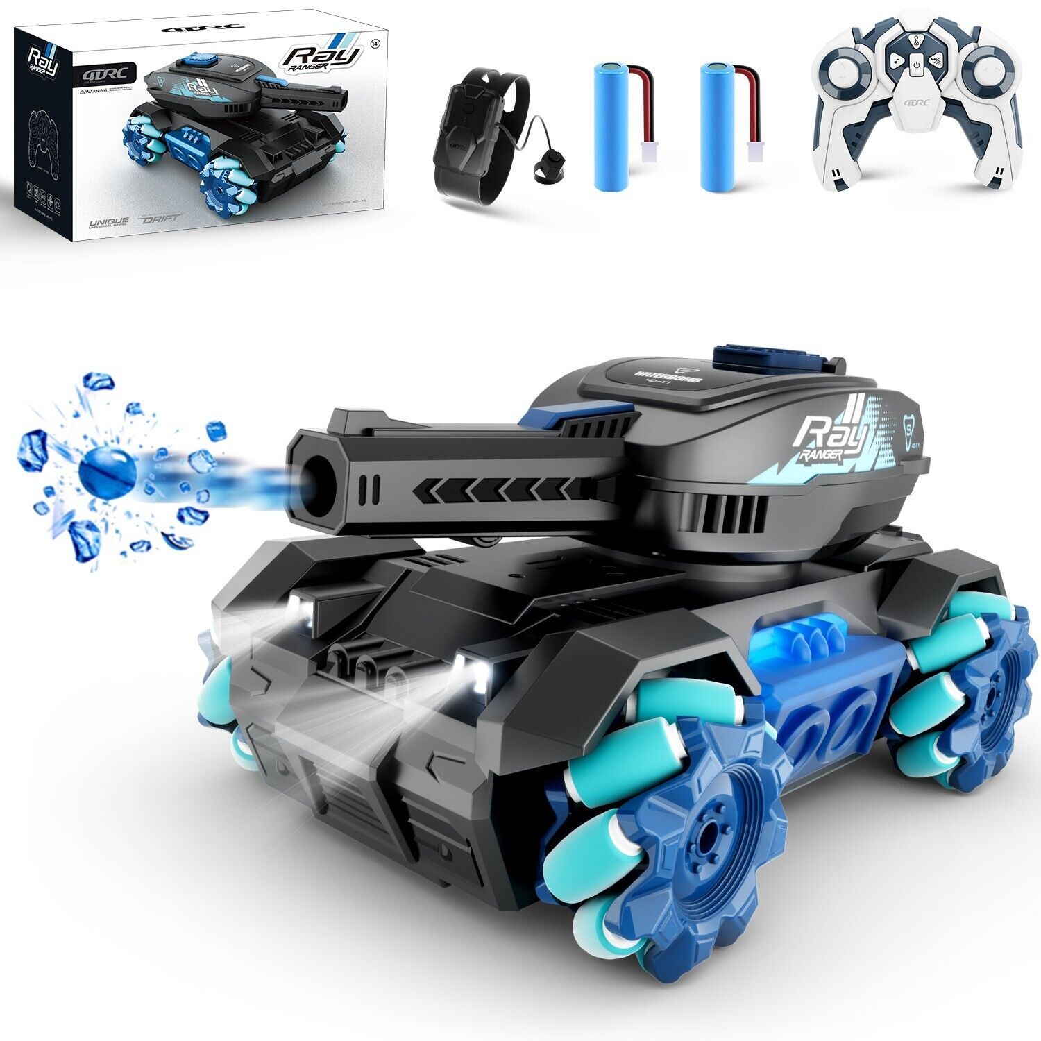 4WD RC Tank Remote Control Car Toy