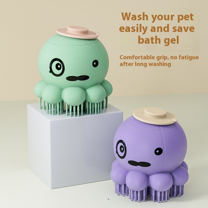 Pets Shower Brush Silicone Bath Massage Comb - Image 7