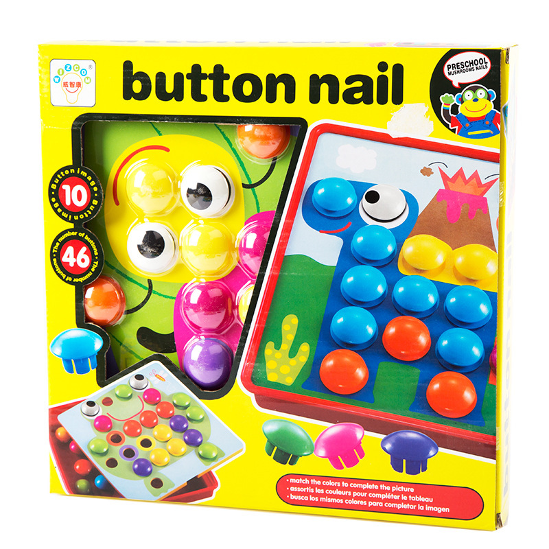 Children's button assembled educational toys - Image 4
