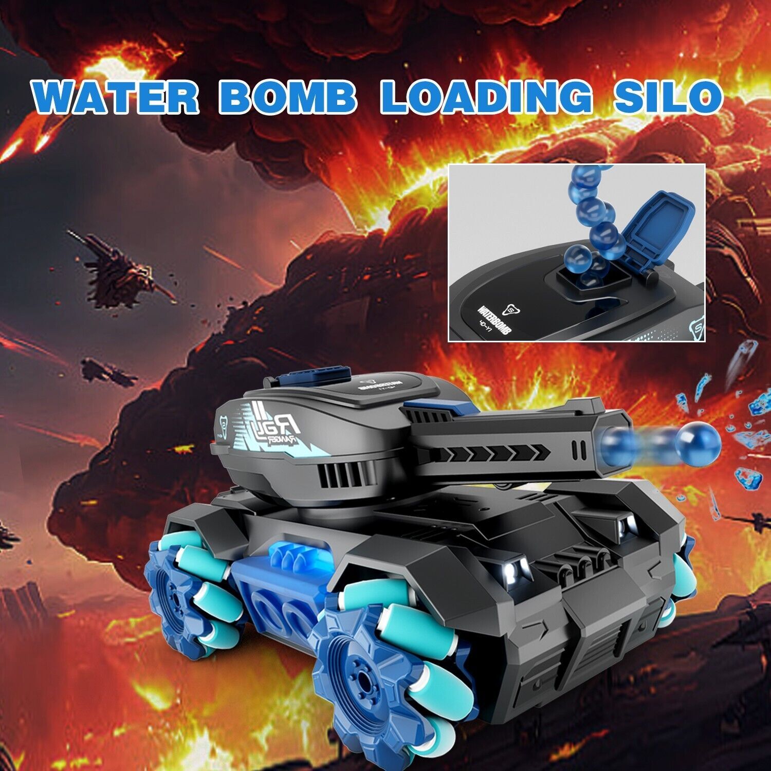 4WD RC Tank Remote Control Car Toy - Image 7