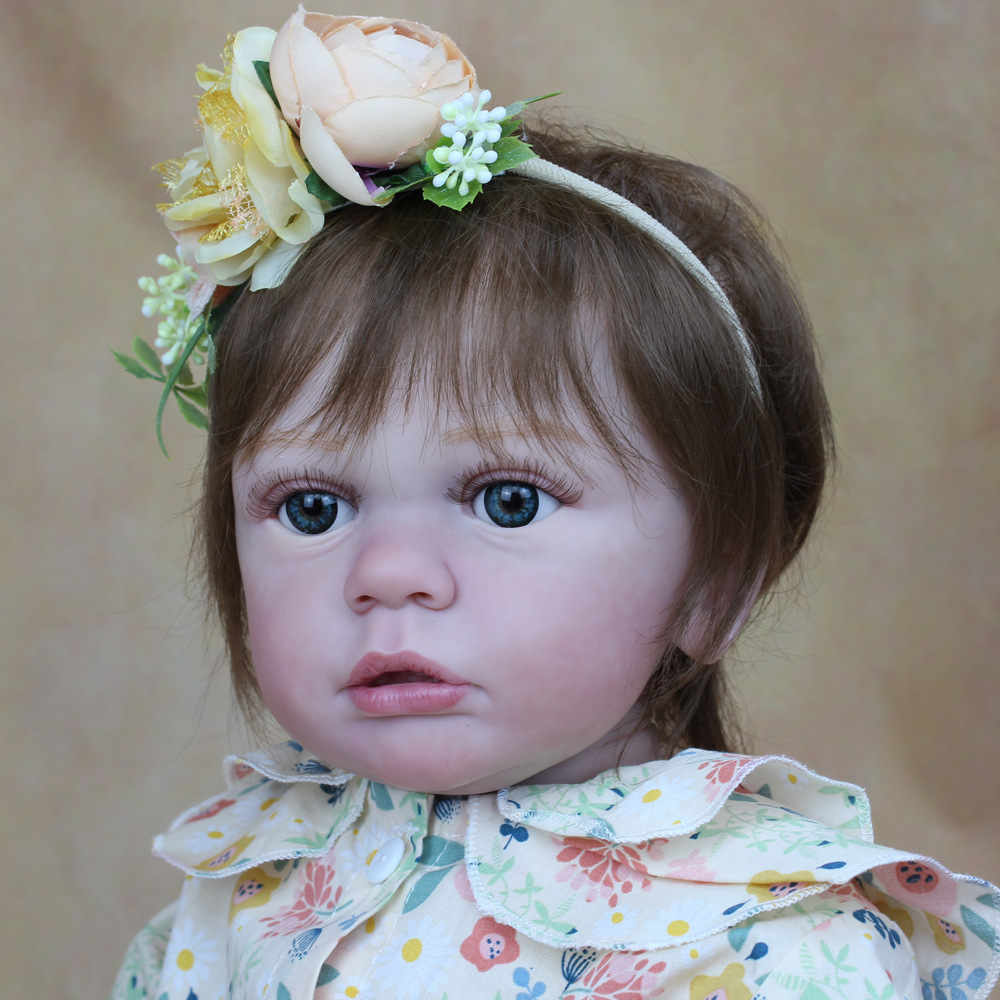 Reborn Baby Soft Rubber Cloth Body Doll - Image 2