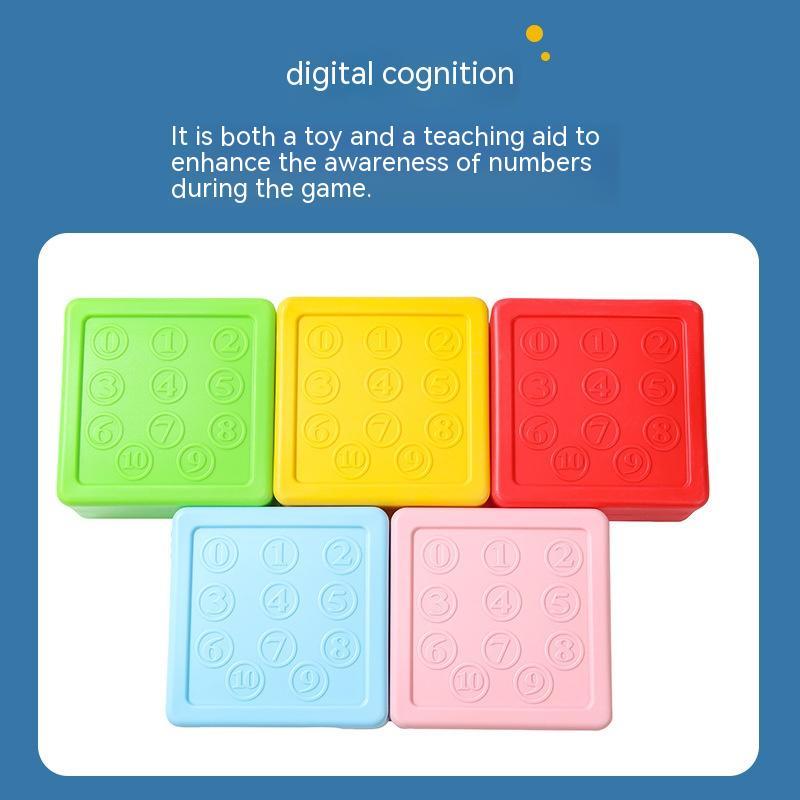 Large Geometric Paradise Large Building Blocks Educational Toy Set - Image 3