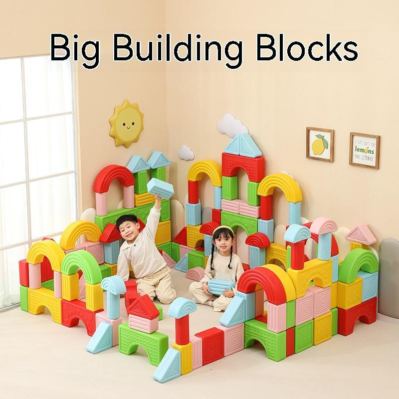 Large Geometric Paradise Large Building Blocks Educational Toy Set - Image 5