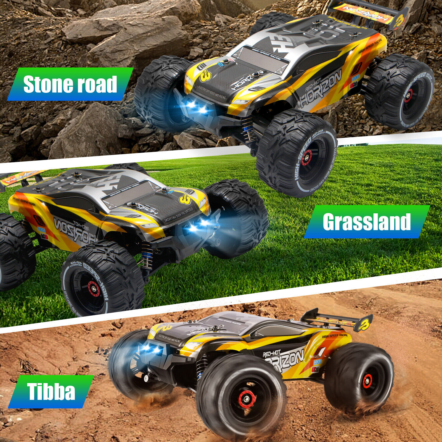 RC Car RC Auto Brushed Monster Truck Remote Control - Image 6