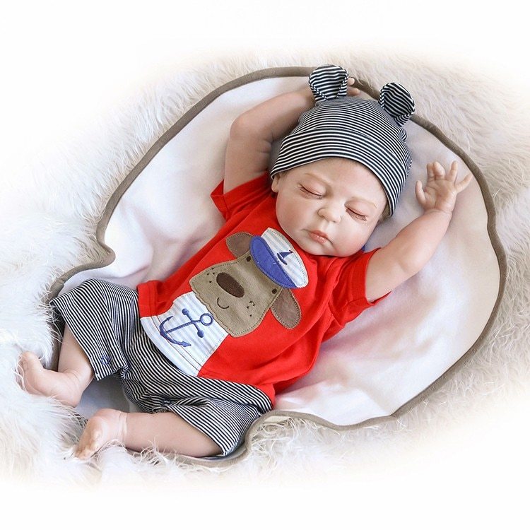 49CM Full Body Silicone Reborn Doll