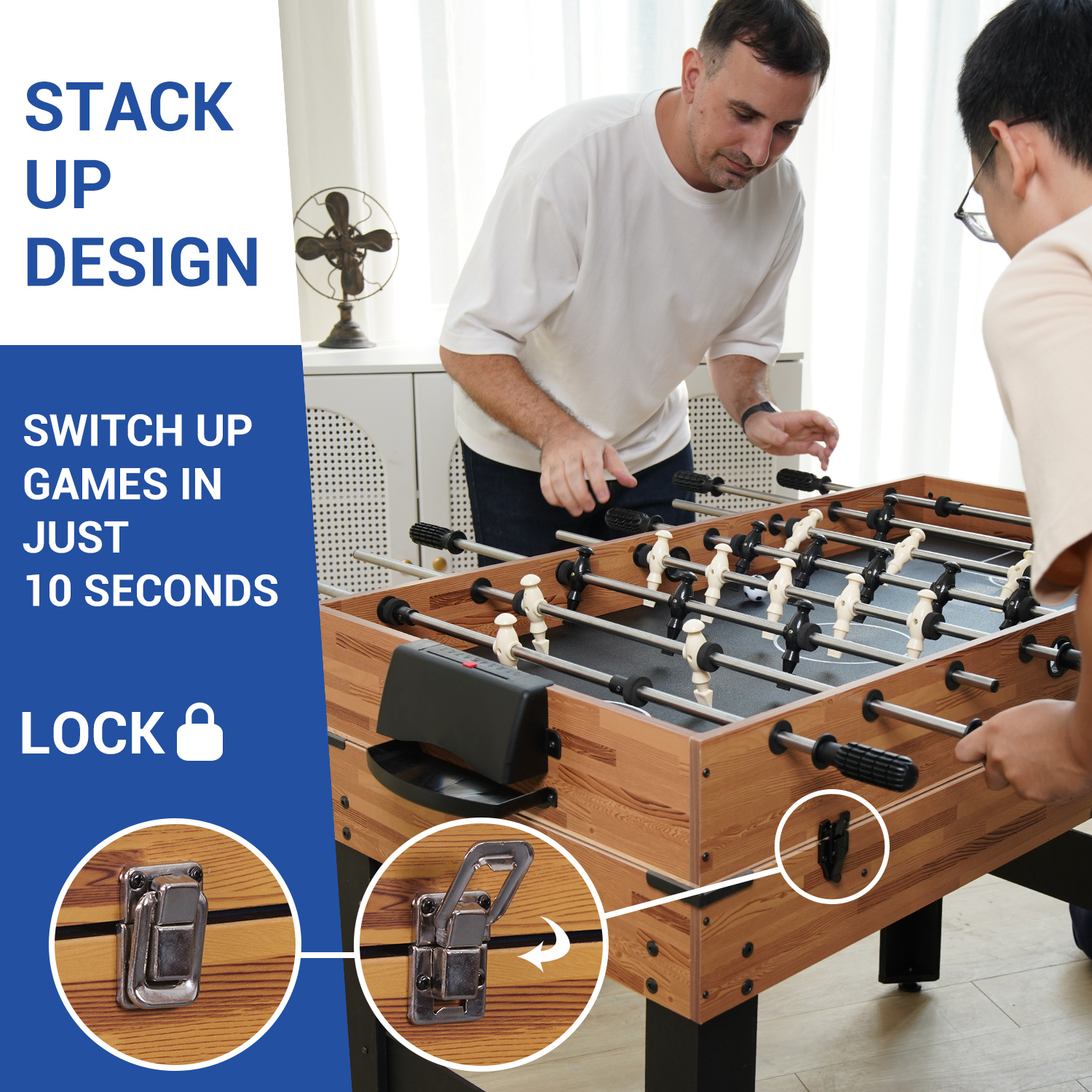 Game Table Set With Ping Pong - Image 5