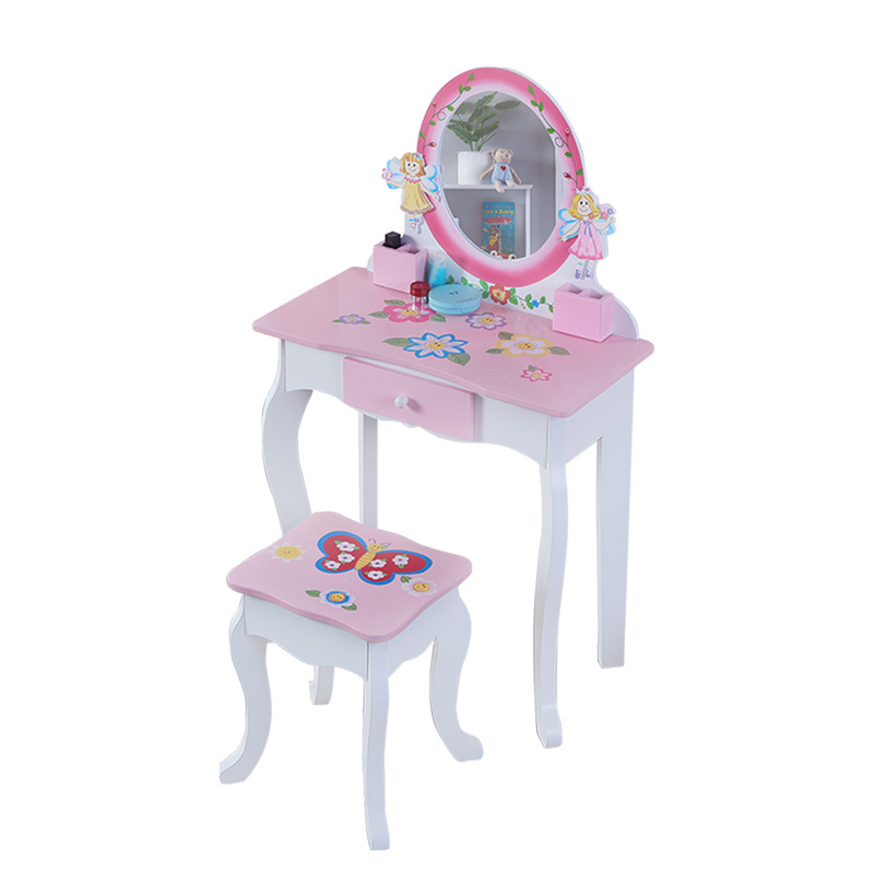 Wooden Makeup Dresser Furniture for Girls - Image 3