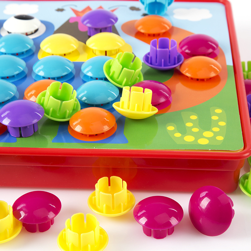 Children's button assembled educational toys - Image 2