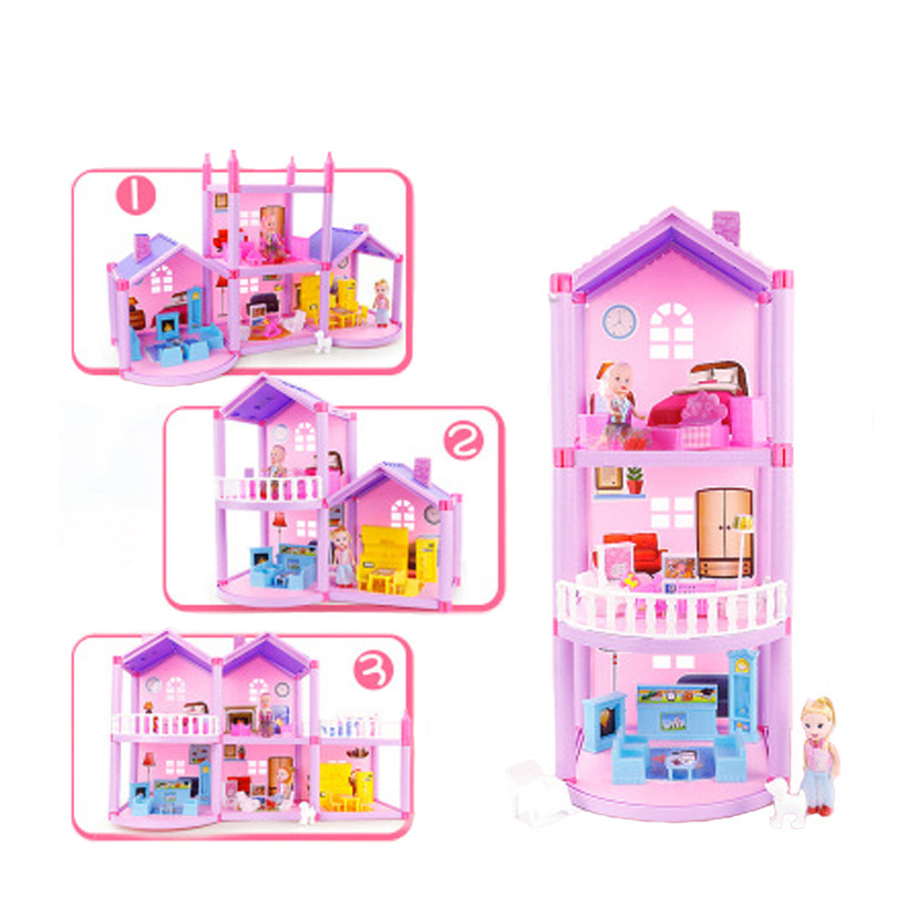 Doll House Villa DIY Assembled House - Image 4