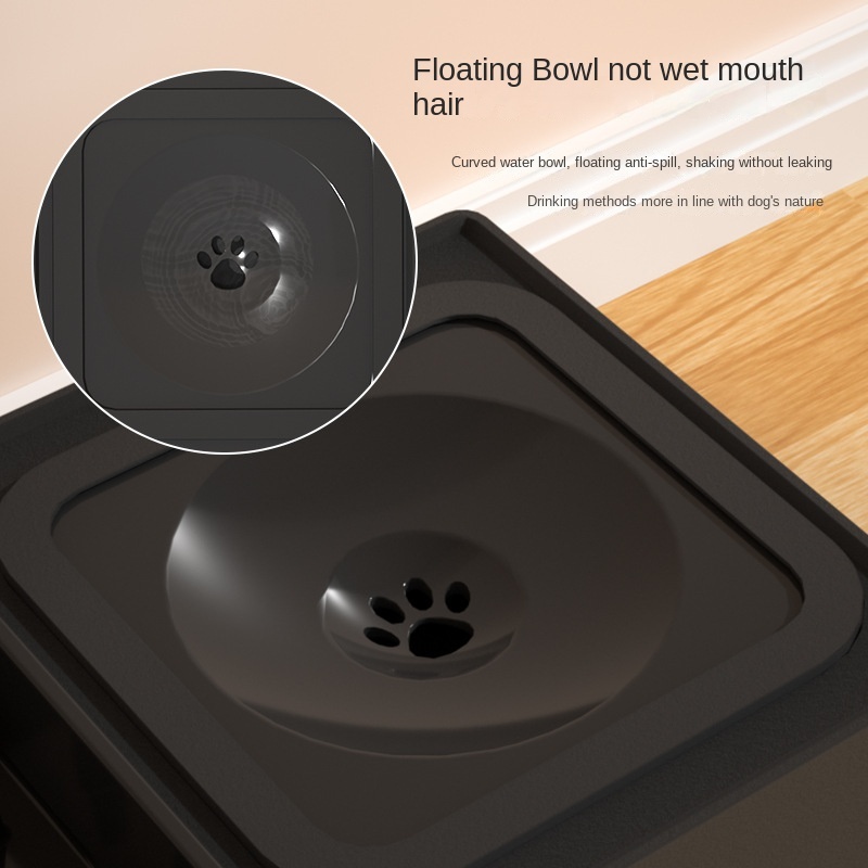 Dog Double Bowls Stainless Stand Adjustable Height - Image 6