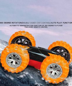 RC car rolls on both sides