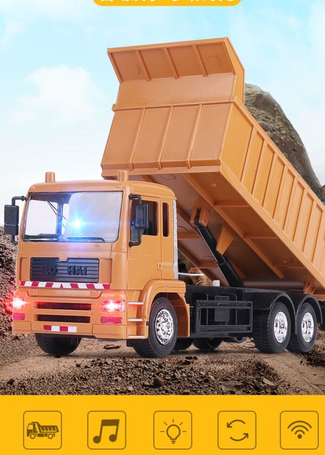 Electric RC Dump Truck Toy for Kids - Image 2